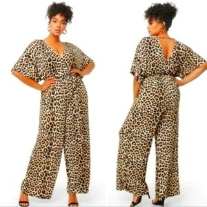 Animal Print Jumpsuit